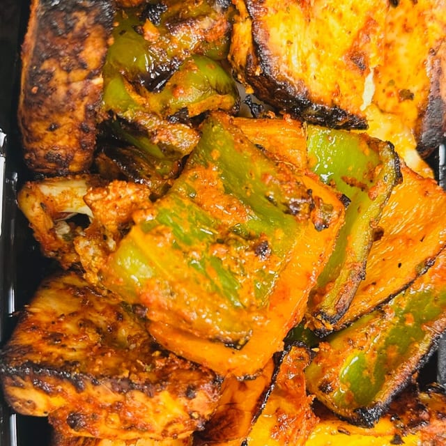 Tandoori paneer.