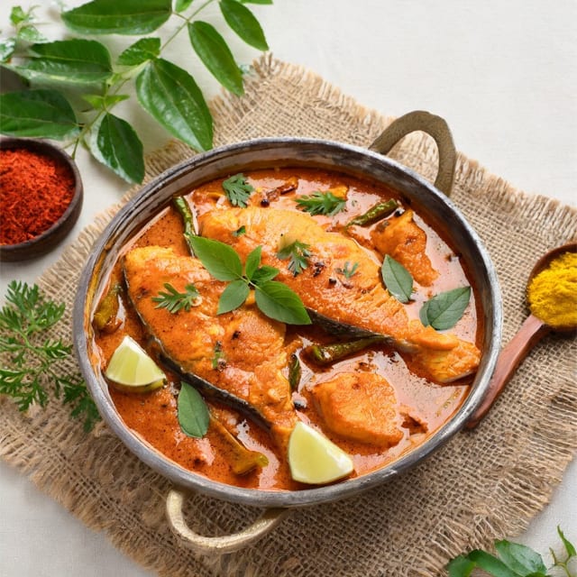 Fish curry.
