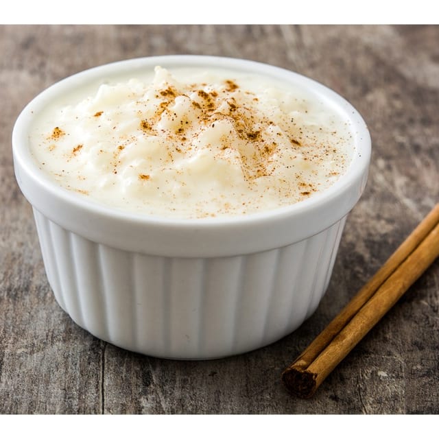 Rice pudding.