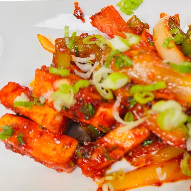 Mushroom chilli.