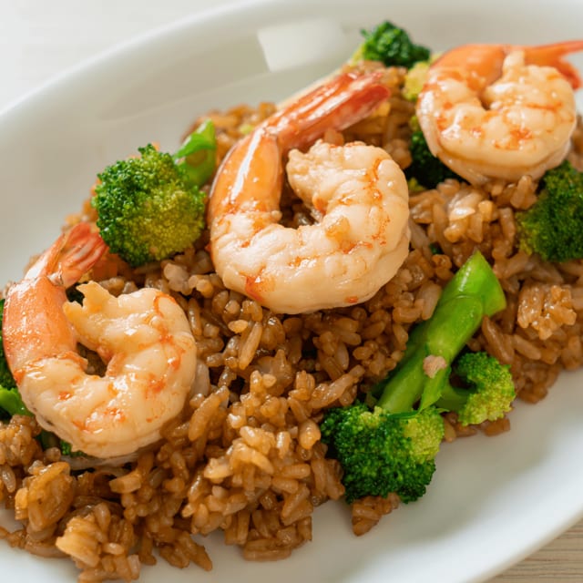 Shrimp fried rice.