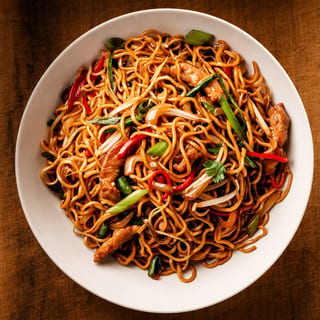 Chowmein/noodles (hakka) veg.