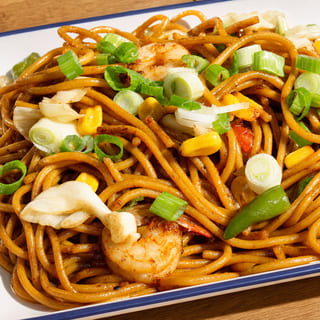 Chowmein/noodles (hakka) shrimp