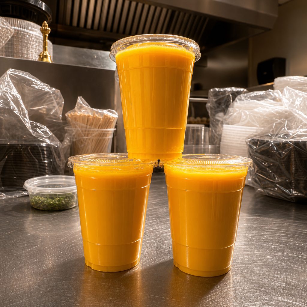 Mango lassi.