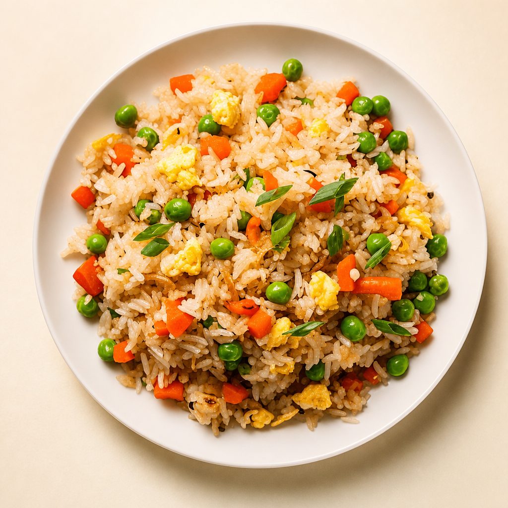 Egg fried rice.