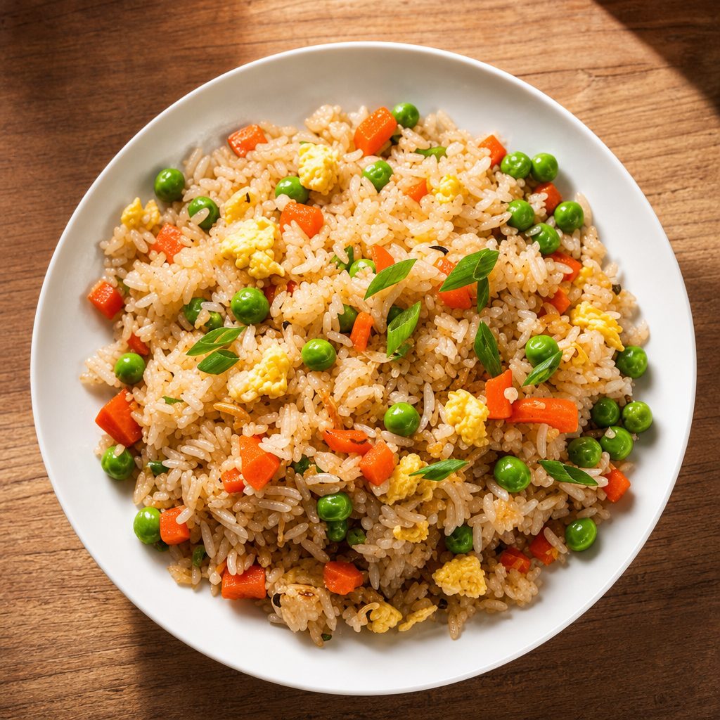 Vegetable fried rice.