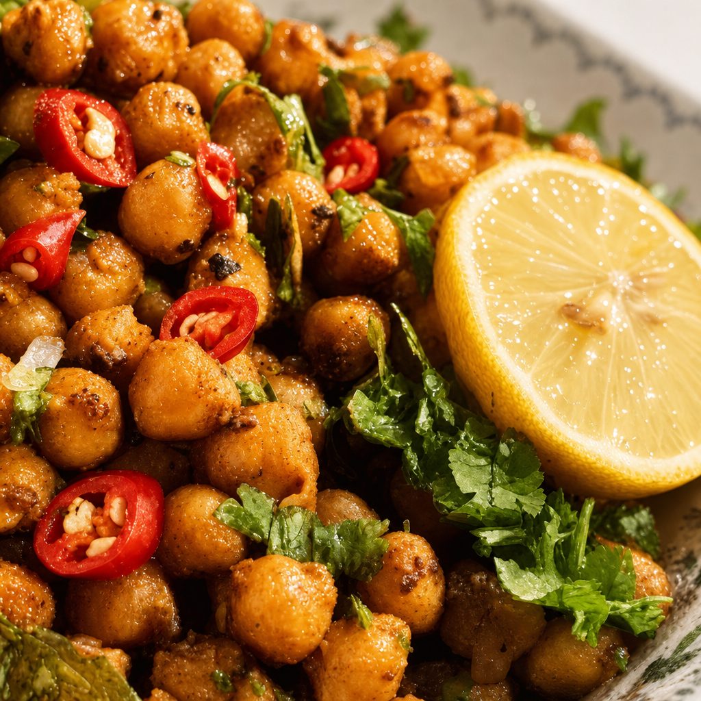 Chana masala (dry).