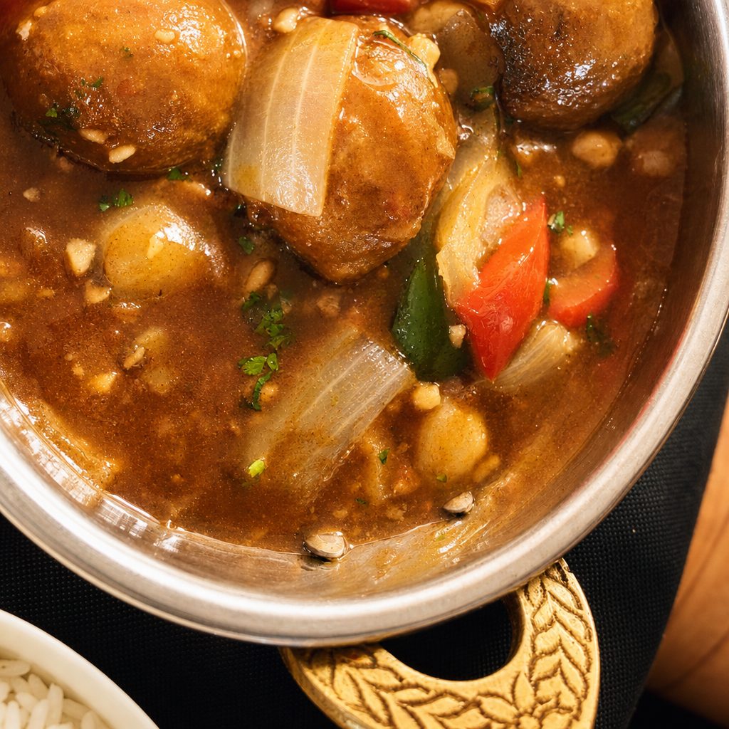 Manchurian gravy veg..