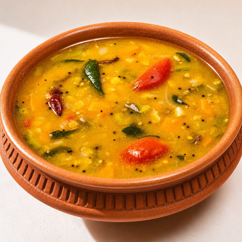 Vegetable curry.