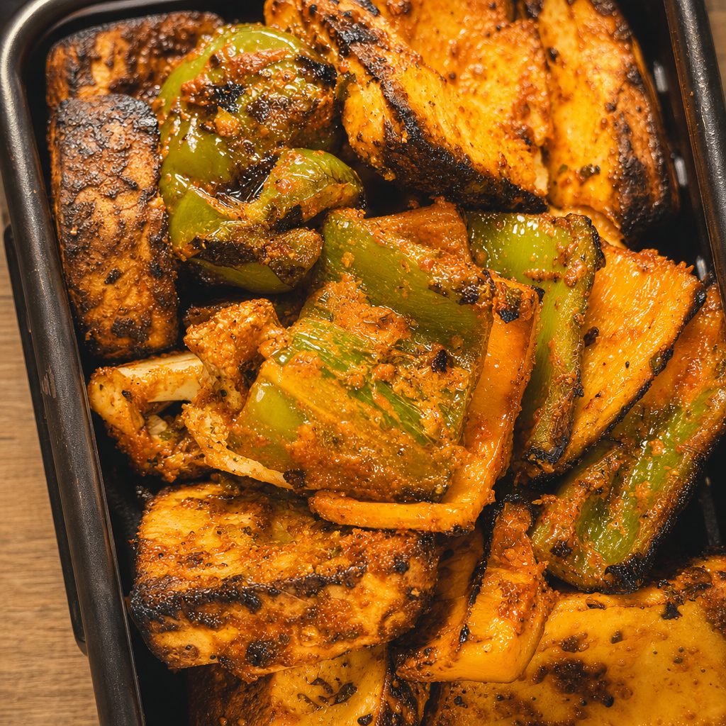 Tandoori paneer.