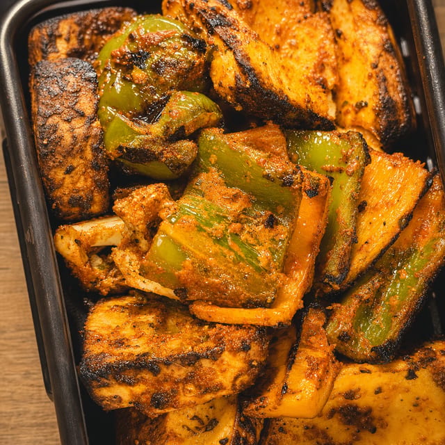 Tandoori paneer.