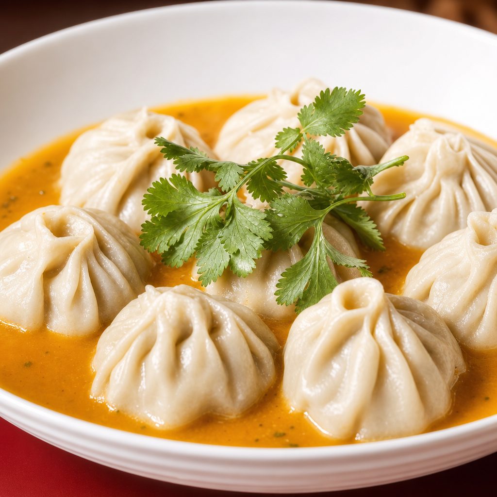 Jhol momo chicken.