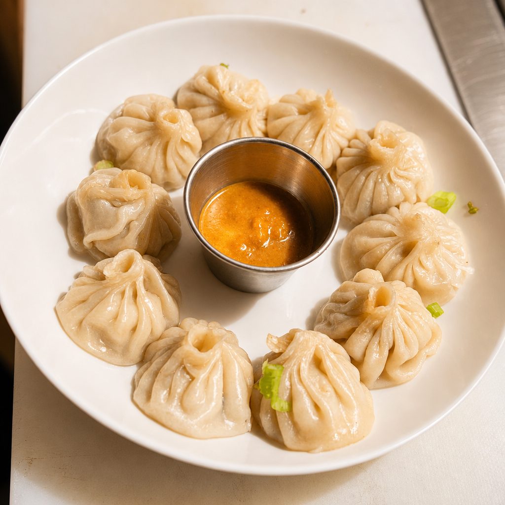 Steam momo chicken.