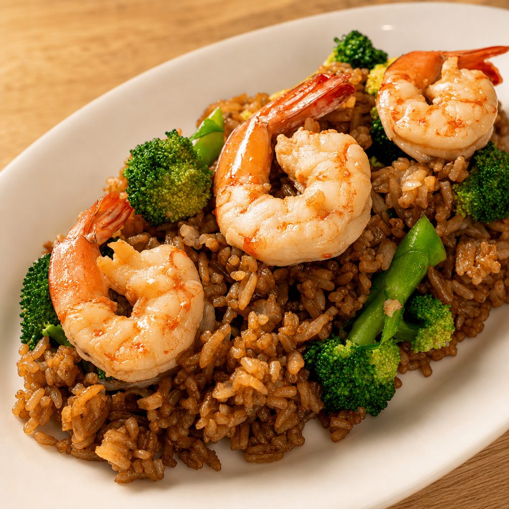 Shrimp fried rice.