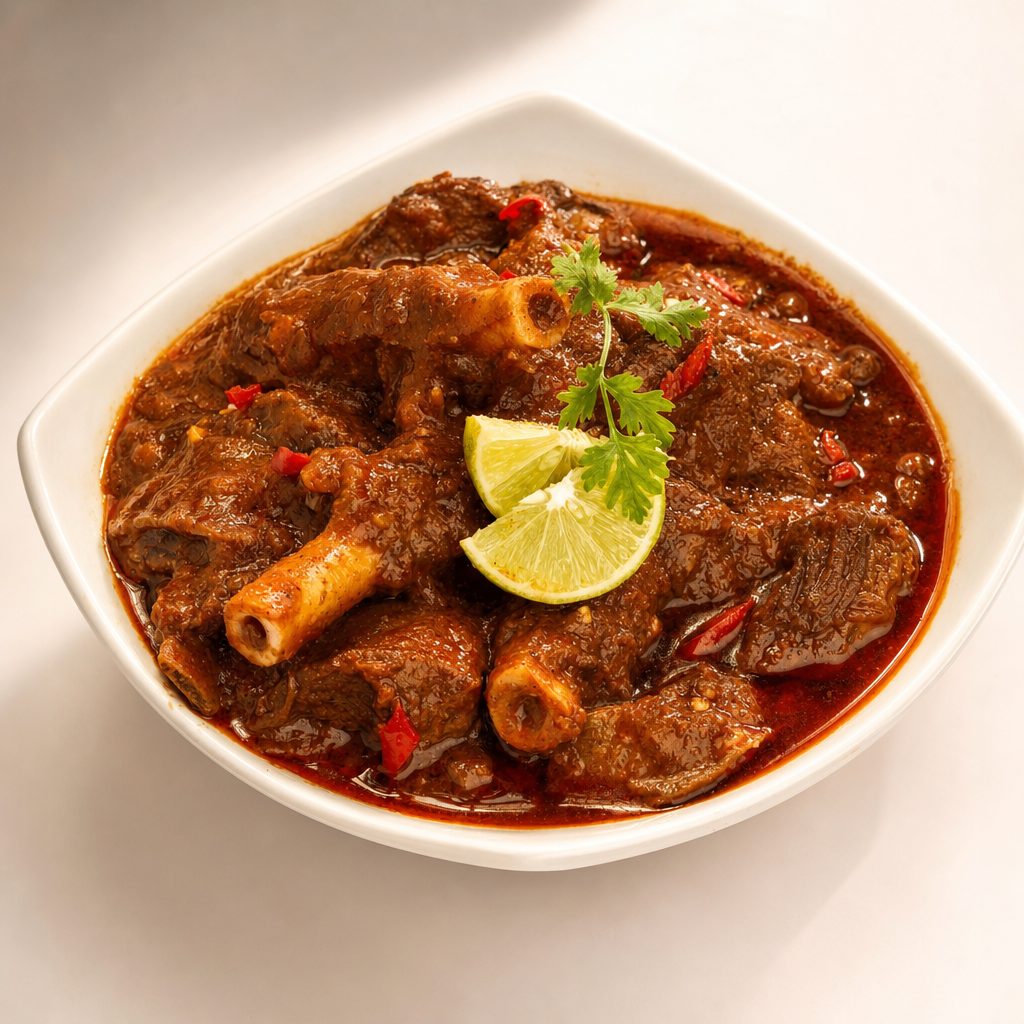 Lamb curry.