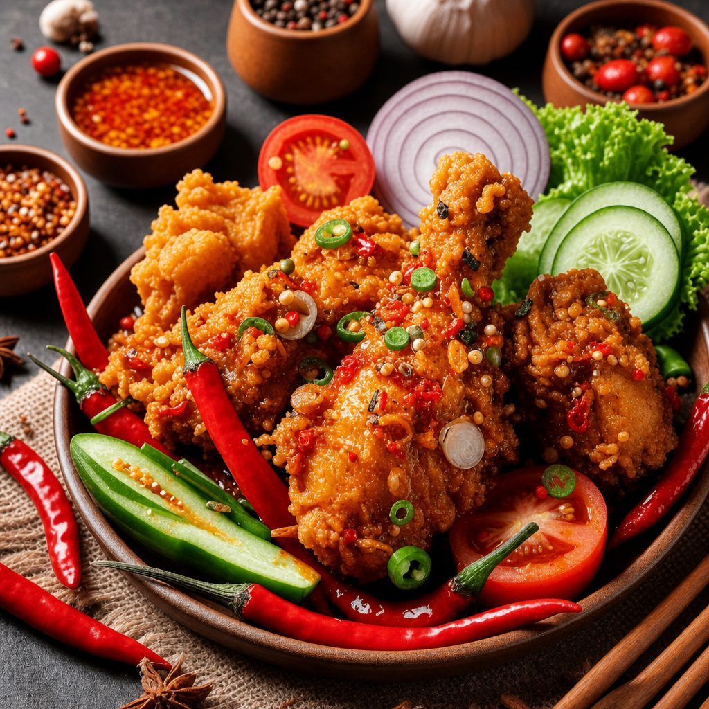 Chilli chicken.