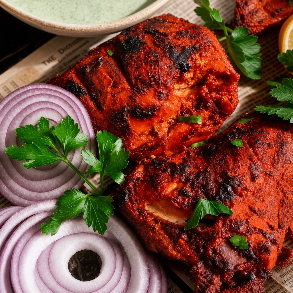 Tandoori chicken.