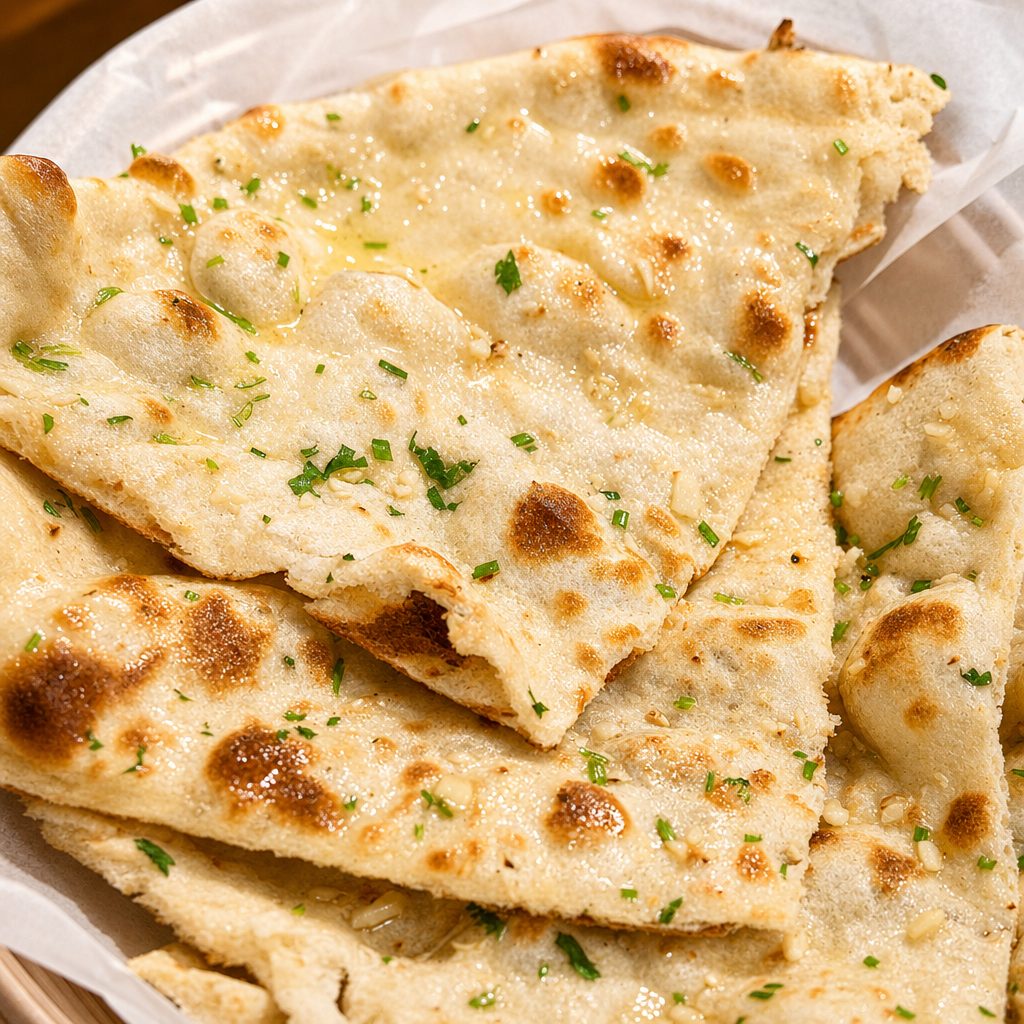 Butter/garlic naan.