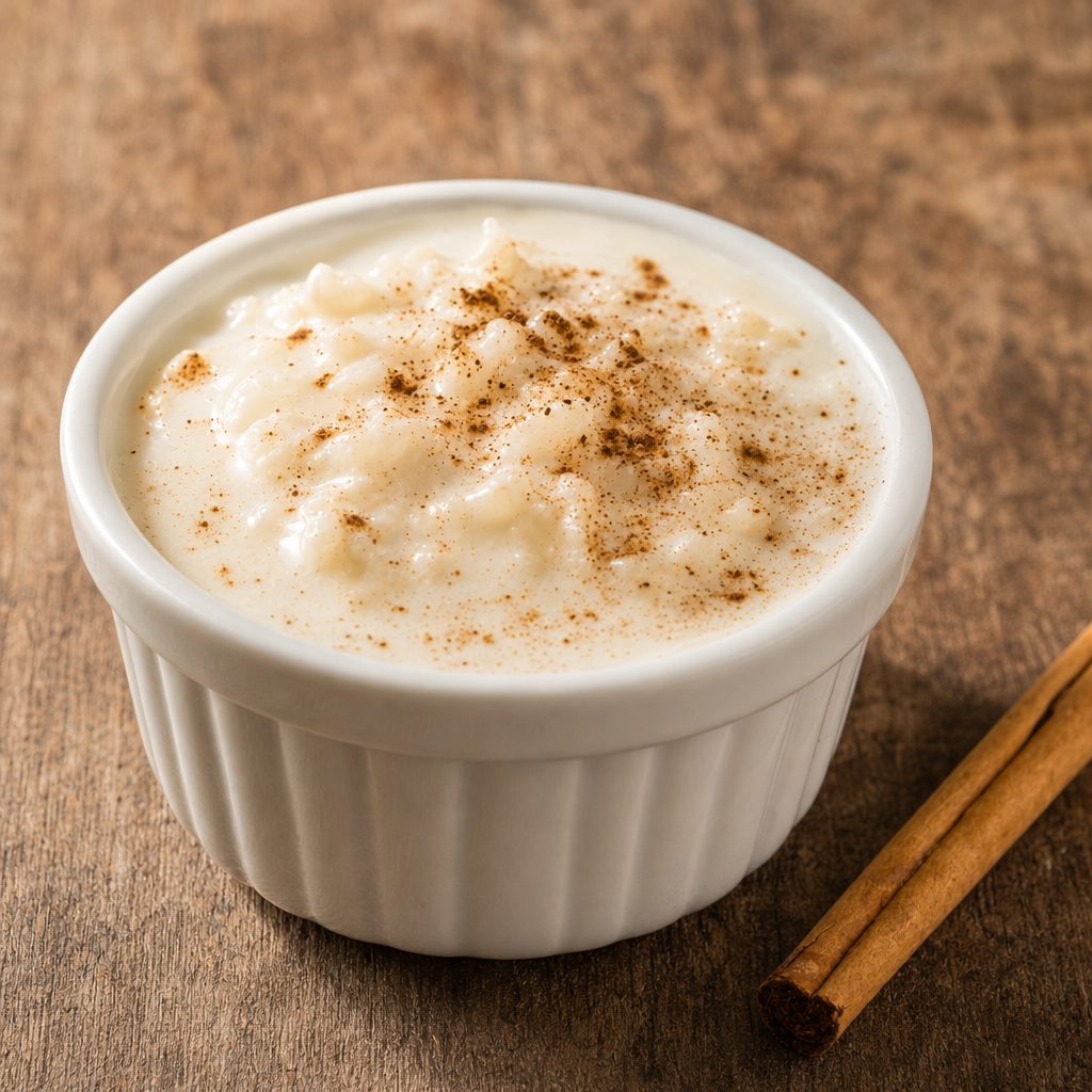Rice pudding.