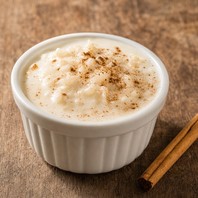 Rice pudding.
